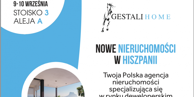 Odkryj przyszłość domu razem z Gestali Home w ten weekend 9 i 10 września na Pomerania Expo w Gdańsku! 