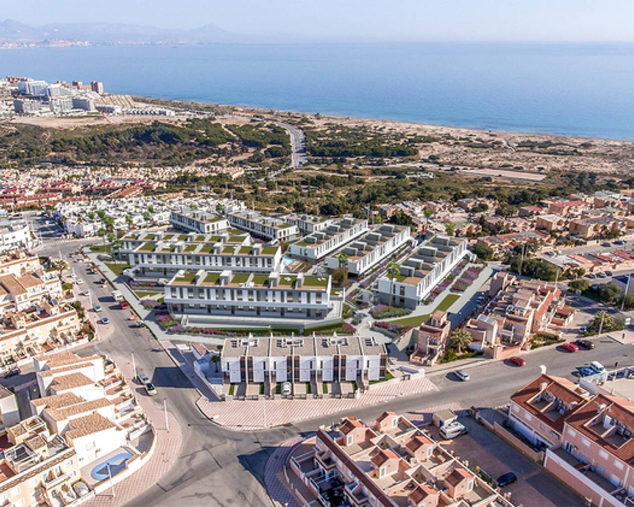 Appartements avec vue sur la mer à Gran Alacant, Alicante, Arenales del Sol - Photo 0