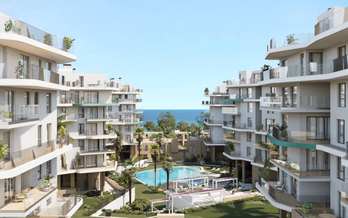 Appartements duplex en bord de mer à Villajoyosa, Alicante - Photo 1