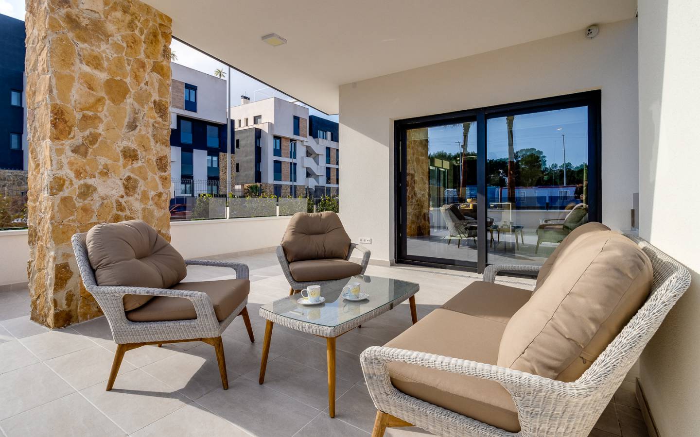 Appartements à vendre à Playa Flamenca, Orihuela Costa, Costa BlancaLa résidence est composée de 144 logements répartis en 10 blocs de 2 chambres avec vue mer - Photo 6